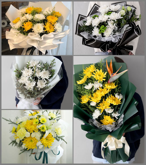 贵州黔南州惠水县岗度镇龙田村白事花束代送